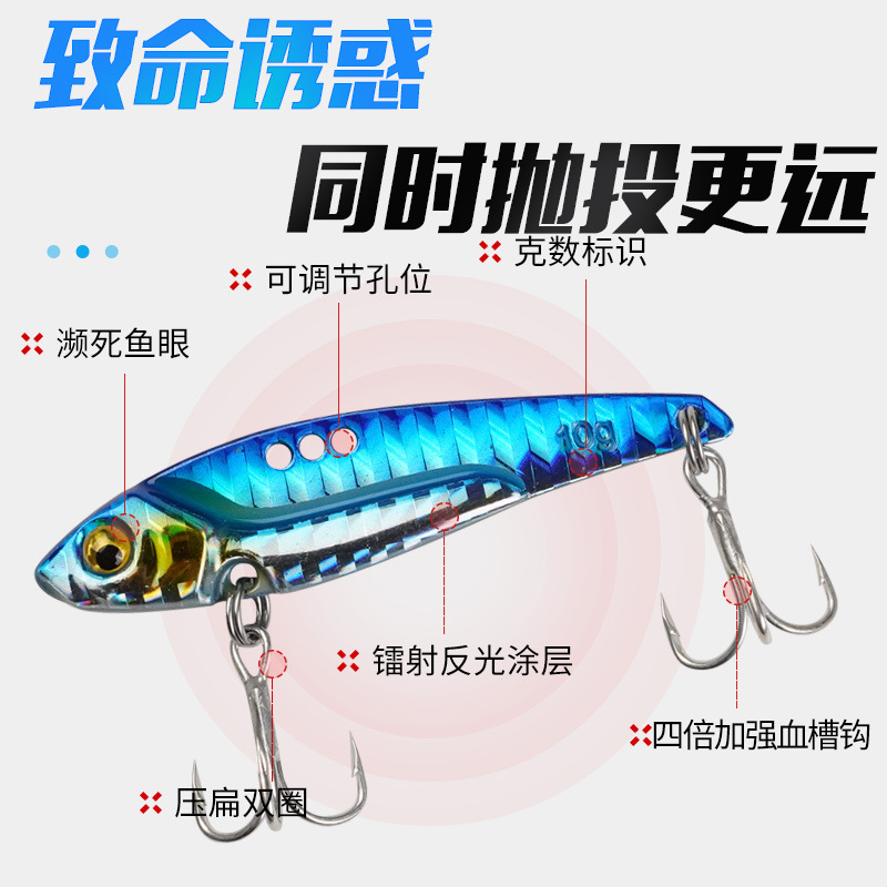 Metal Blade Baits VIB lure spinner Baits baits Fresh Water Bass Swimbait Tackle Gear