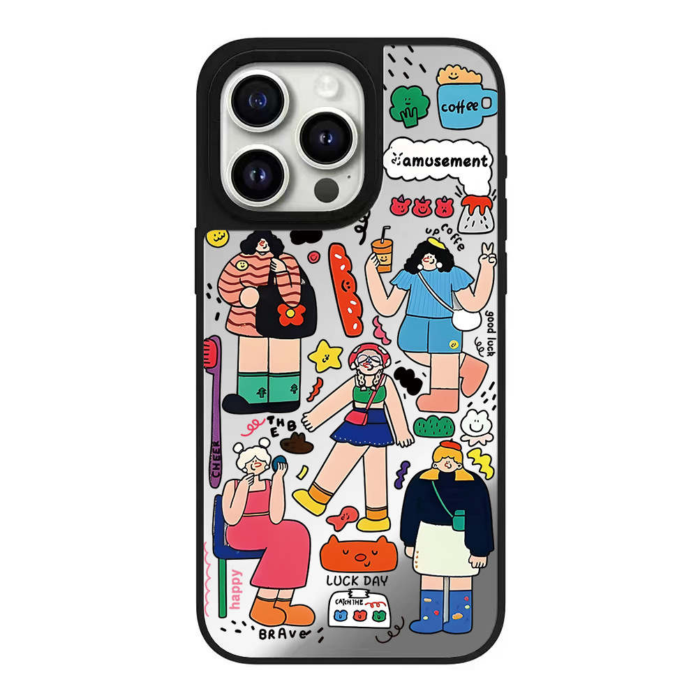 Phone Case For Iphone 16 Mirror Design Simple Creative Style_voghion.com
