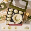 Cuiwei Lily of the Valley 6 bowls 6 spoons 2 plates high-end gift box