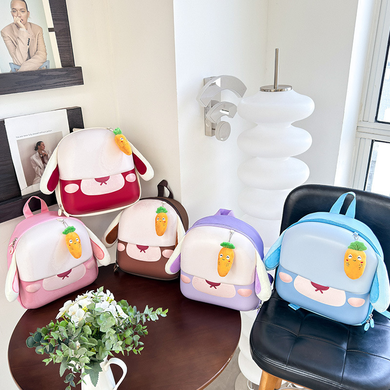 Nuevas mochilas para niños mochilas de jardín de infantes bonitas mochilas de dibujos animados conejos mochilas de hombro mochilas de clase pequeña y media mochilas