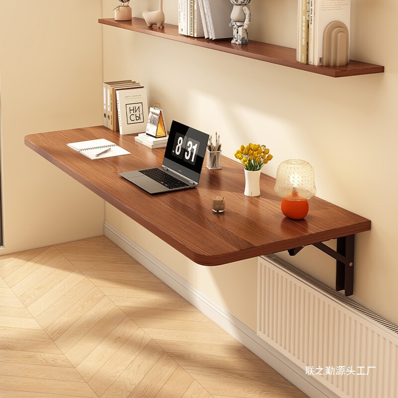 Foldable Desk Wall-Mounted Folding Table Wall-Mounted Study Table Balcony Wall-Mounted Suspended Wall Side Table