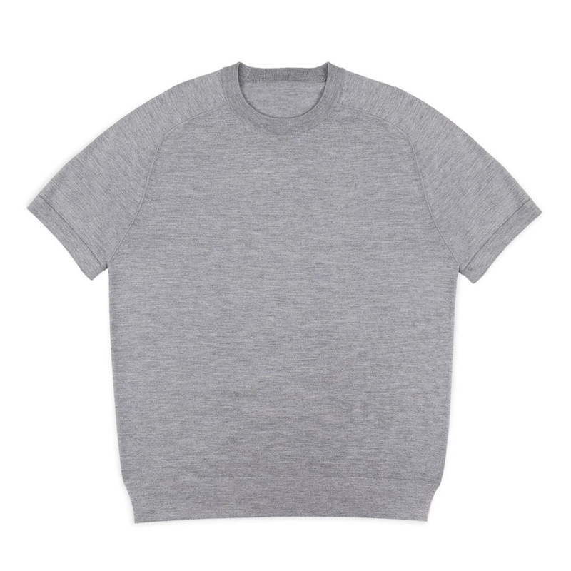 King's Gift 13.5 Micron Ultra-Fine 100% Merino Pure Wool Short-Sleeve Crew Neck Sweater Unisex King's Gift 13.5 Micron Ultra-Fine 100% Merino Pure Wool Short-Sleeve Crew Neck Sweater Unisex