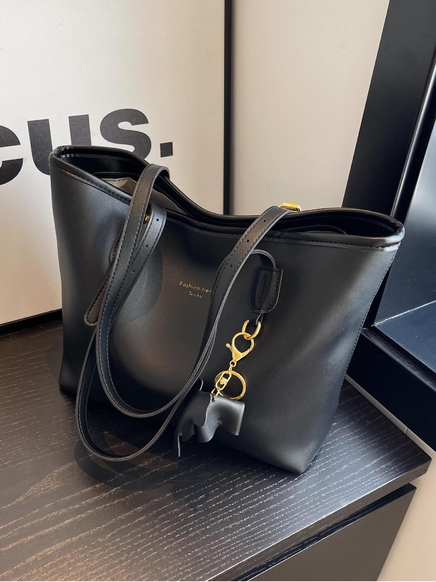 Trending Cross-Border Large Capacity Tote Bag For Women 2025 New Arrival Work Commuter Shoulder Bag Versatile Casual Trendy Underarm Bag - Thumbnail 5