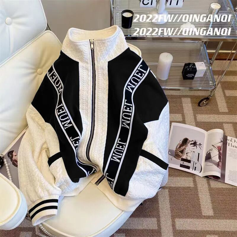 Abbigliamento da donna vestito da donna nuovo maglione largo di grandi dimensioni piccolo vestito sportivo in due pezzi_voghion.com