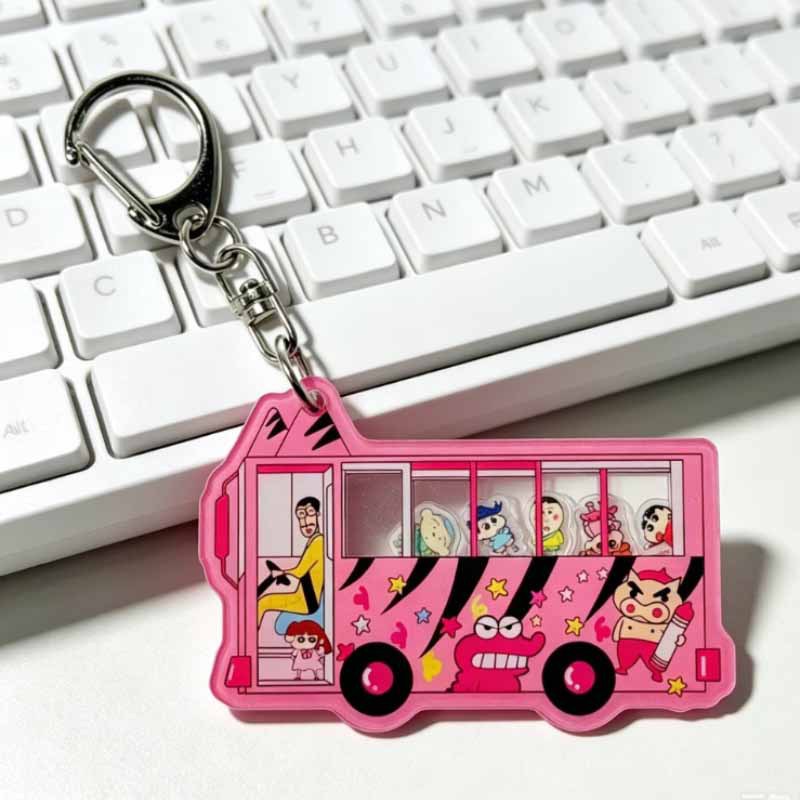 Acrylic Mayday Merchandise Crayon Shin-Chan Cartoon Shaker Pendant Small Gift Custom Collectible Ornament