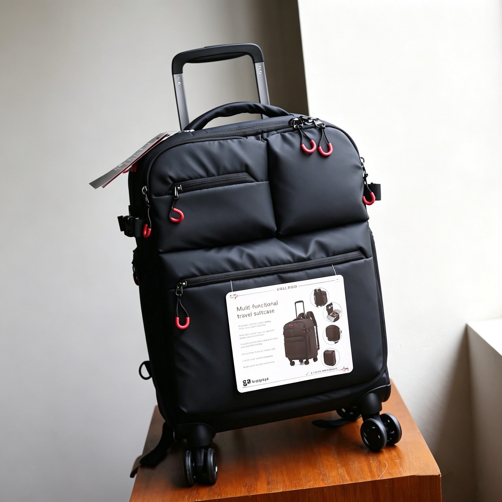 Exported to Japan 18-inch carry-on trolley case, waterproof luggage, backpack, travel case, camera, men and women