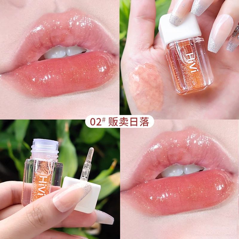 Hivi Light Water Sensing Lip Hel оптовый TEMU блеск для губ доступен мини-блеск для губ блеск для губ shrimp skin V006