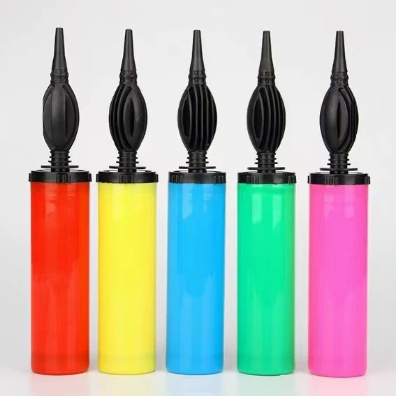 Надувной насос для воздушных шаров, ручной надувной насос, аксессуары для воздушных шаров, кольцо для плавания, портативный новый двусторонний надувной насос