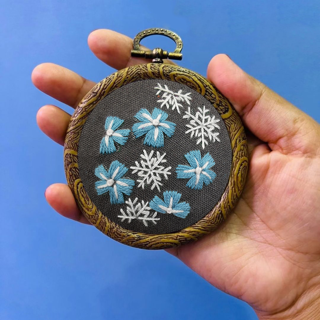 Antiguo nuevo bordado colgando pintura hecha a mano diy paquete de material sala de estar lu bordado costura práctica bolsa transfronteriza inglés colgando pintura