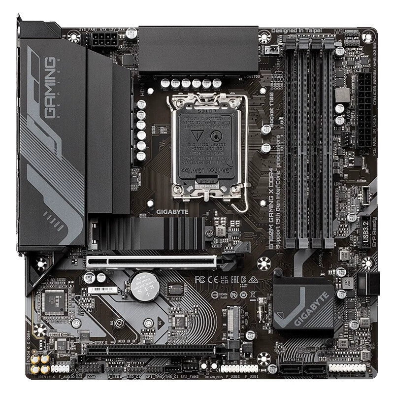 Материнская плата Gigabyte B760M GAMING X DDR4 для ПК, подходит для процессоров 13-го поколения i5-13400F, 13600K