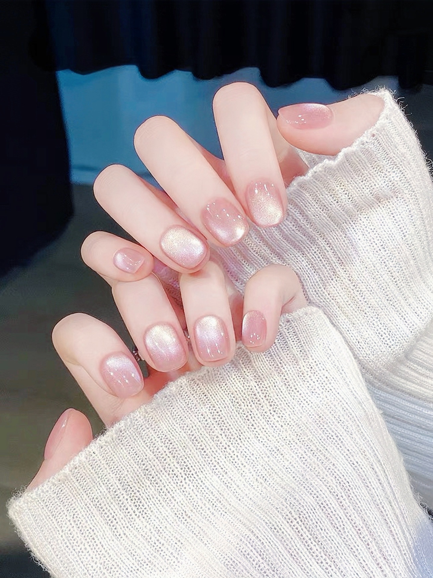 Yiyi Dance 10 piezas de uñas hechas a mano, terapia de luz, uñas, dopamina, uñas, uñas, parches al por mayor