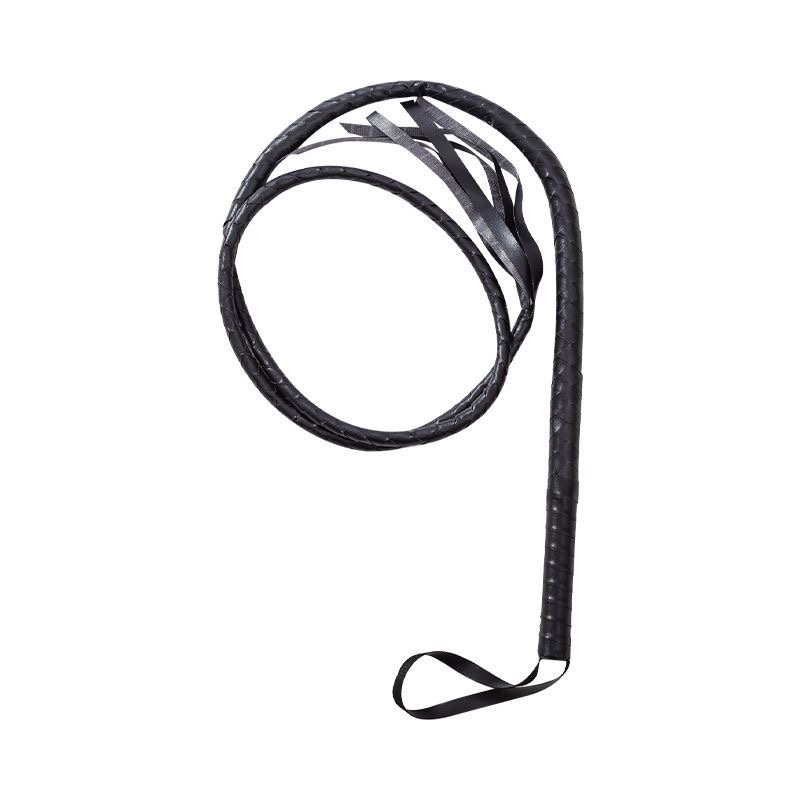 Queen Whip 45 cm Short Leather Flogger for Couples Play — detail image 5