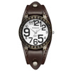 Retro bronze quartz dial, swiss watch, denim belt, decorations, simple and elegant design