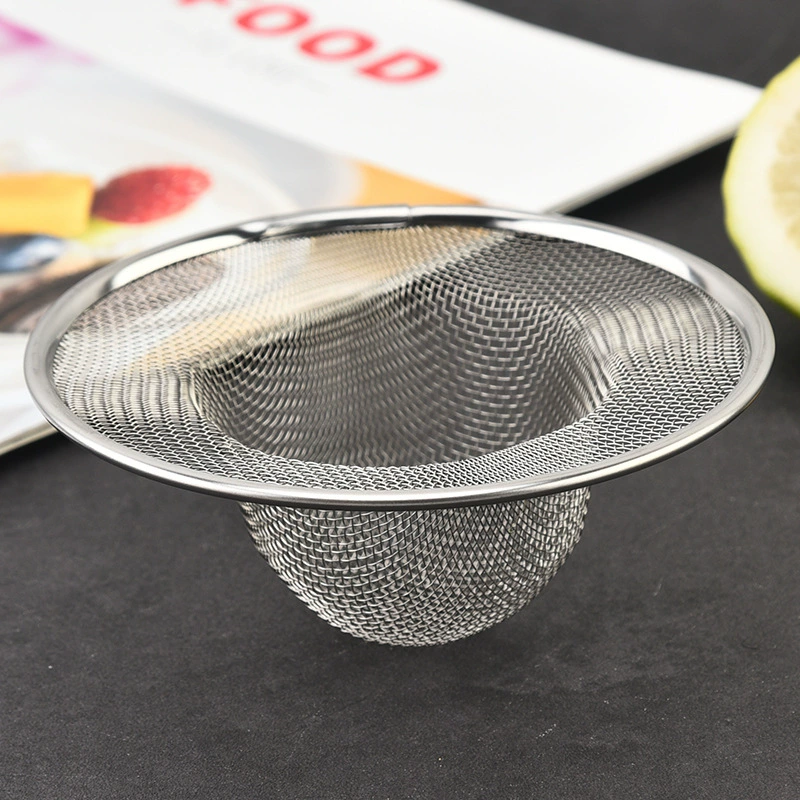Бытовая сетка фильтра для раковины из нержавеющей стали Кухонная раковина Антиблокирующий экран Ванная комната Канализация Волосы Пол Сливной фильтр Экран