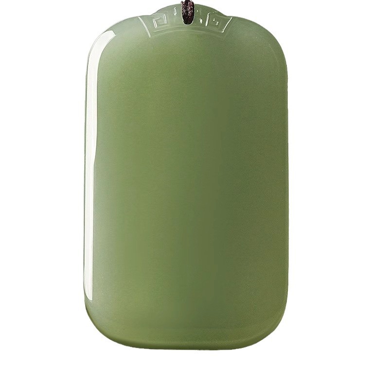 신장 헤티 안 옥 라이트 그린 오리 달걀 그린 핑 무관심 브랜드 펜던트 남녀 하이 엔드 제이드 페이옥 펜던트