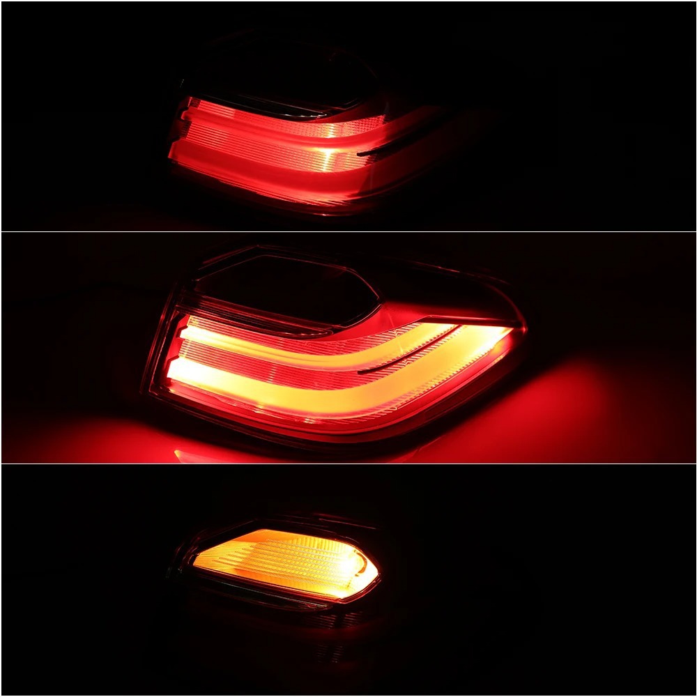Aplicable a 14 - 18 años BMW X4 conjunto de luz trasera interior y exterior carcasa F26 / G02 luz de marcha atrás luz de freno