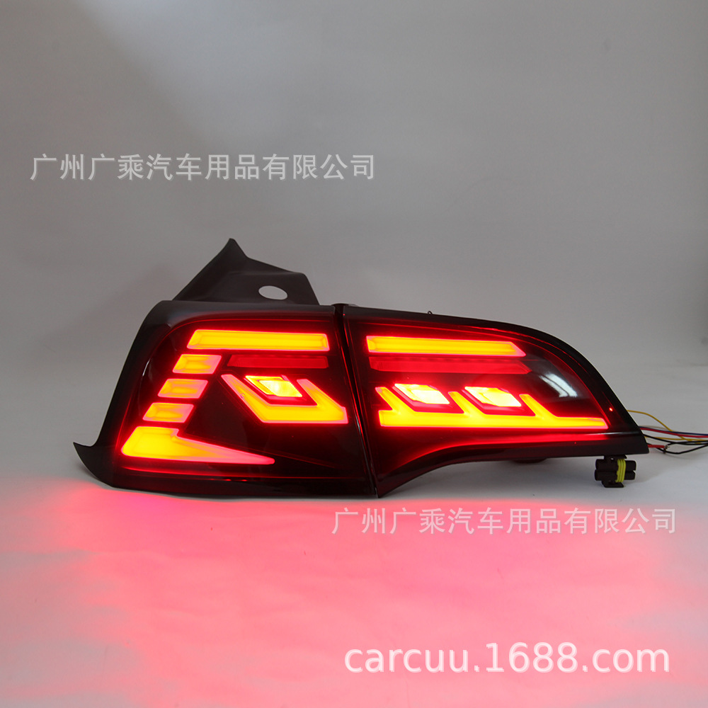 Aplicable a Tesla luz trasera Model3 montaje modificado luz de conducción modelo Y luz trasera streamer dirección