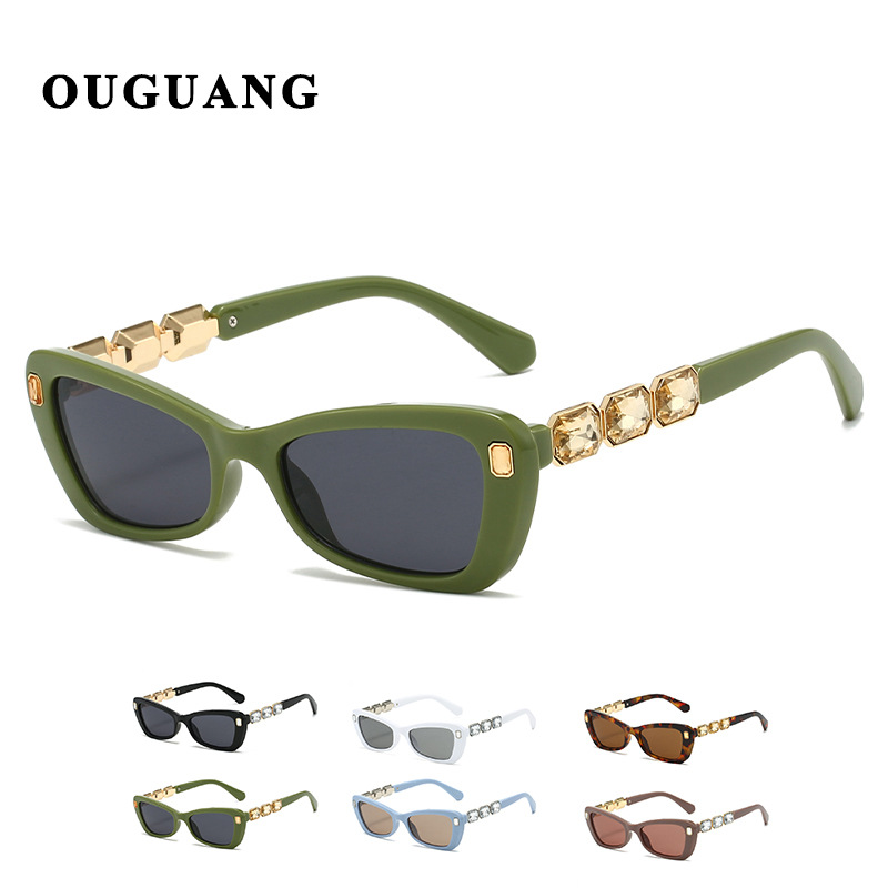 Millennium Style Y2K Hot Girl Red Red Gafas de sol para mujeres ins Street Shooting Protector solar Gafas de sol con diamantes Comercio exterior transfronterizo europeo y americano