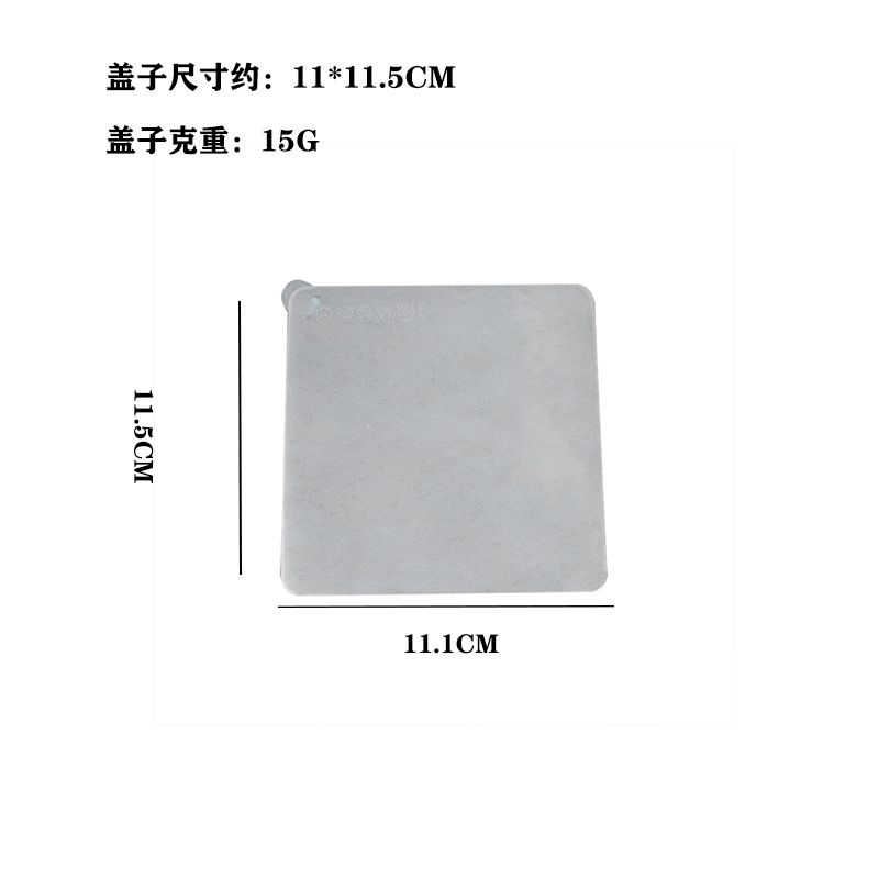 En stock 4 rejilla 8 rejilla bandeja de hielo molde de silicona con tapa hogar cuadrado hecho en casa herramienta de molienda de hielo whisky molde de cubo de hielo