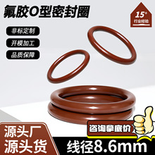 ��ɫ���zO��Ȧ�ܷ�Ȧ�͸ߜ��͸��g�����zFKM����8.6mm�⏽50-2000