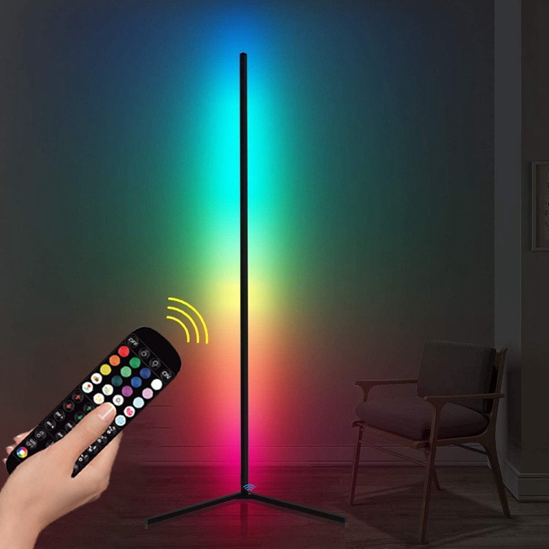 Bluetooth APP de cuatro secciones negro + control remoto + fuente de alimentación certificada europea