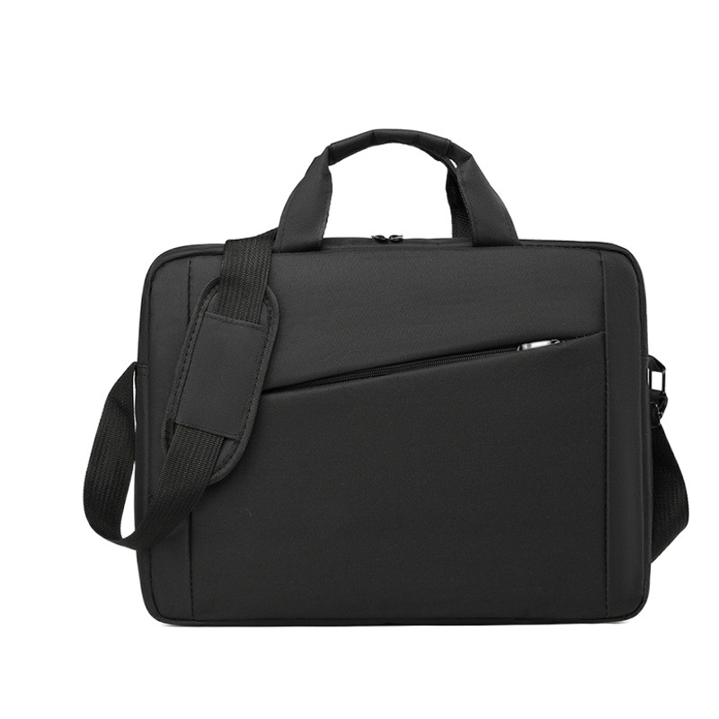 Men's portable briefcase large capacity shoulder messenger bag 15.6-inch computer bag women's business casual office bag