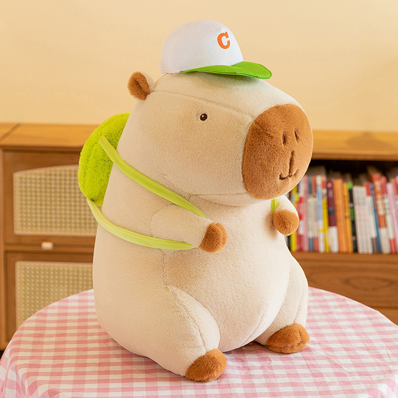 カピバラぬいぐるみ カピバラ人形 ぬいぐるみ 布製人形 子供用抱き枕 女の子の誕生日プレゼント ギフト 卸売|undefined