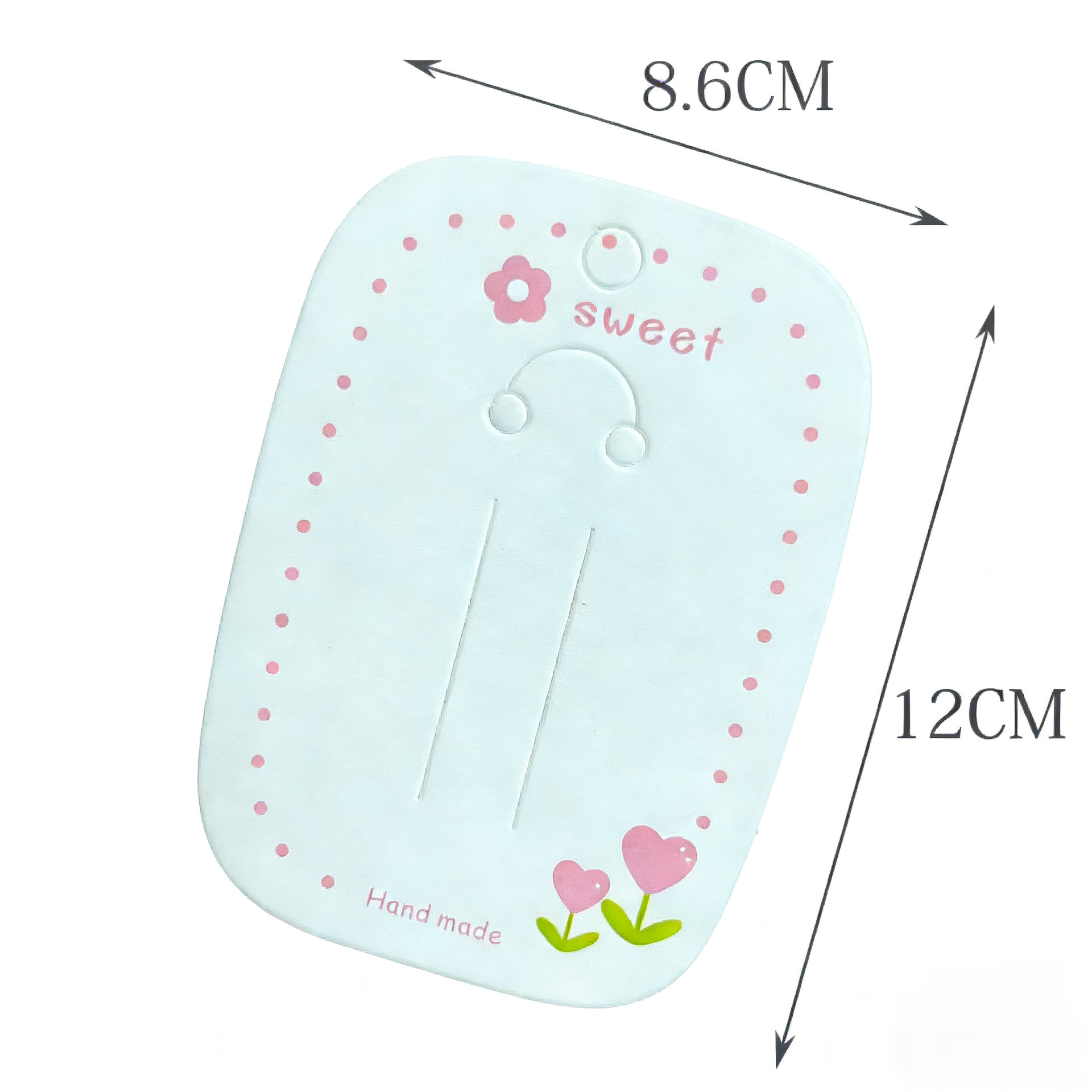 Dk370 / 12 * 8.6 Sweet little Flower hair clip card; Por favor, tome una foto de más de 100 veces.