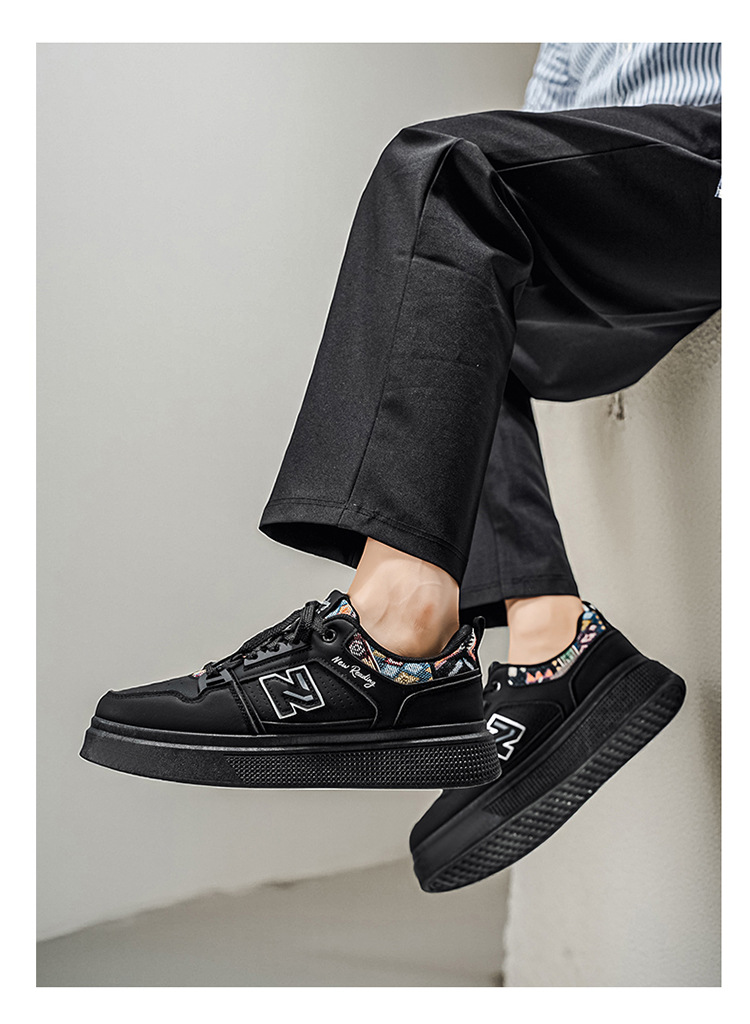 Giày thể thao nam sneaker trắng phong cách cá tính, thoáng mát, đế êm — 723 trắng chi tiết 14