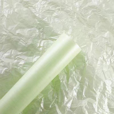 Papel de Envolver Flores al por Mayor, Estilo Coreano, Grueso, Perlado, con Forro Impermeable, Papel Arrugado, Material Floral