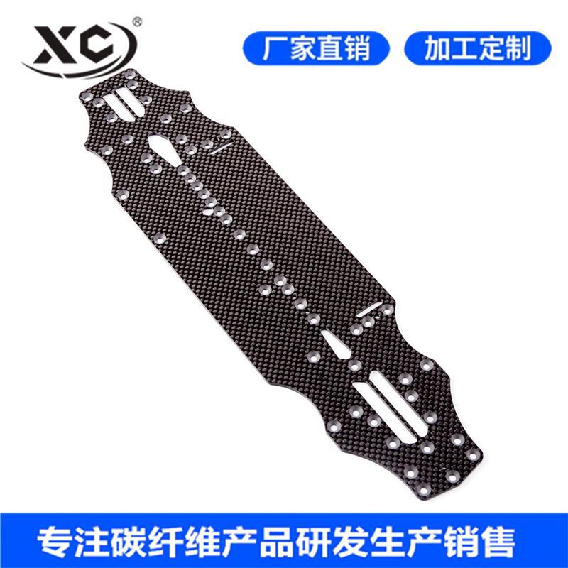 厂家直供碳纤板 碳纤维板加工 车模CNC加工件碳纤维板加工生产
