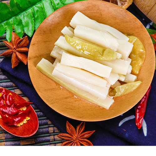 Pineapple Pepper Crispy Bamboo Shoots Independent Packaging, Internet Celebrity Leisure Snacks, Ready to Eat Right After Opening, Fresh Mountain Pepper Bamboo Shoots Snacks, Wholesale