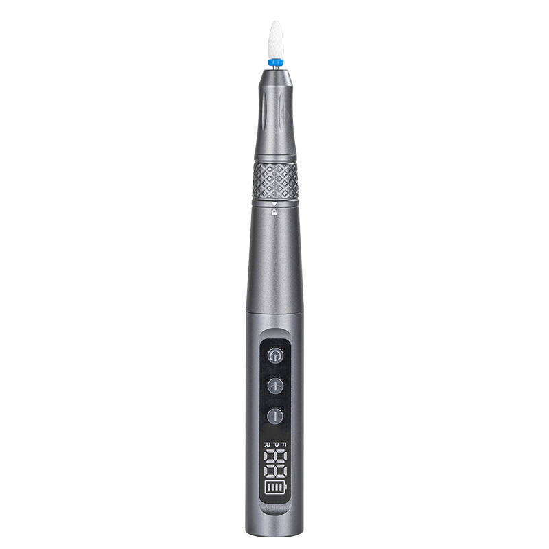 Pulidora de uñas de alta velocidad transfronteriza, máquina portátil silenciosa para remover y pulir uñas, amoladora eléctrica de uñas para el hogar, personalizable.