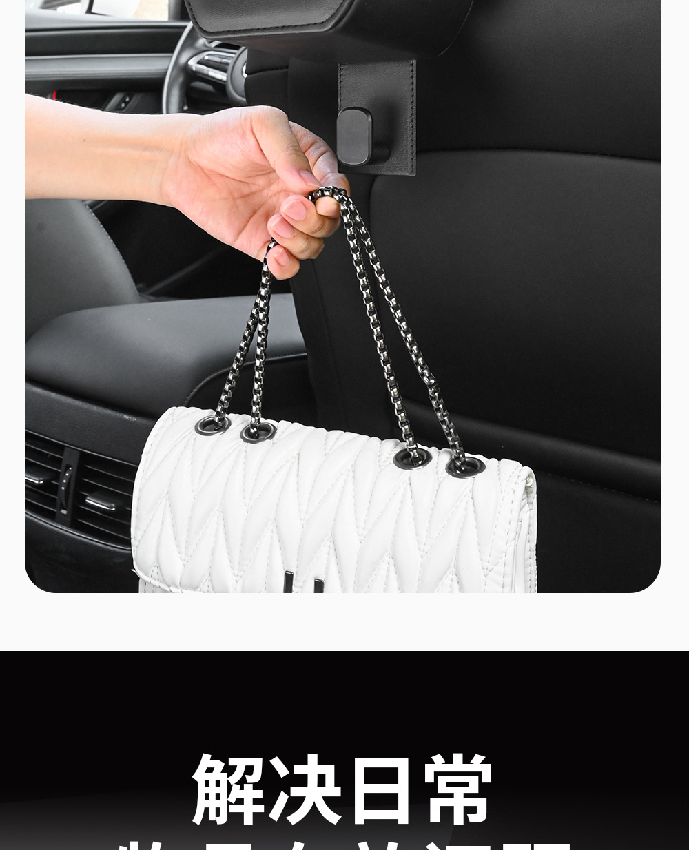 Car Seat Back Water Cup Holder Leather Storage for Car Beverage Holder Rear Storage Good Items In-Car Storage Bucket