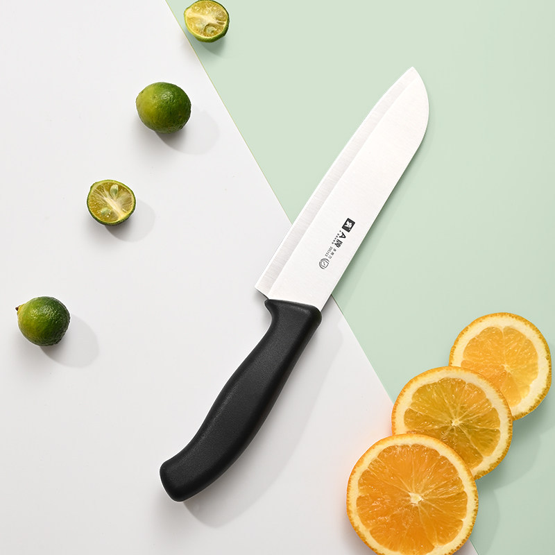 Cuchillo de cocina multiuso de acero inoxidable con hoja afilada para corte de alimentos image 2