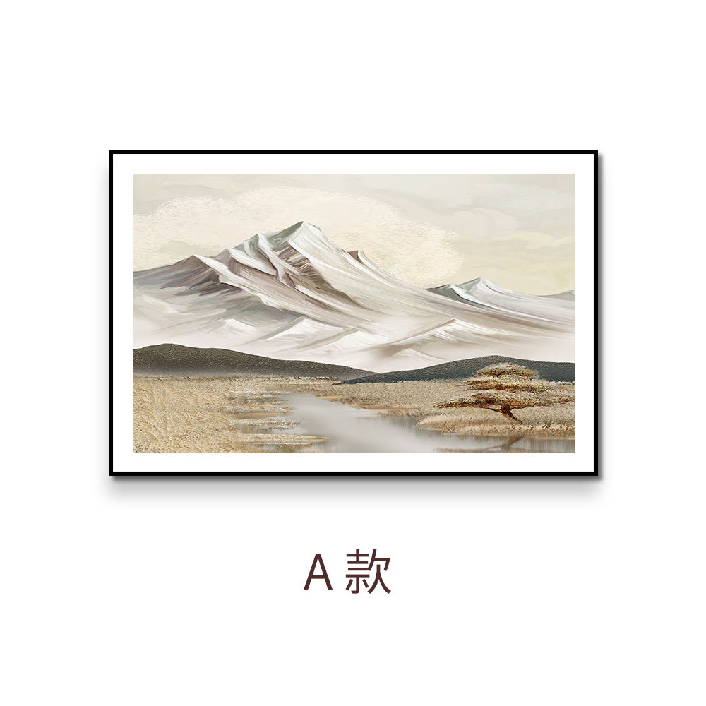 Pinturas de decoración de restaurante estilo ins