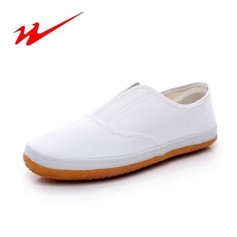 Белая обувь Double Star для мужчин и женщин Легкая Палуба на говяжьей подошве Нескользящая Охрана труда Медицинская фабрика Мастерская Работа Повседневная парусиновая обувь