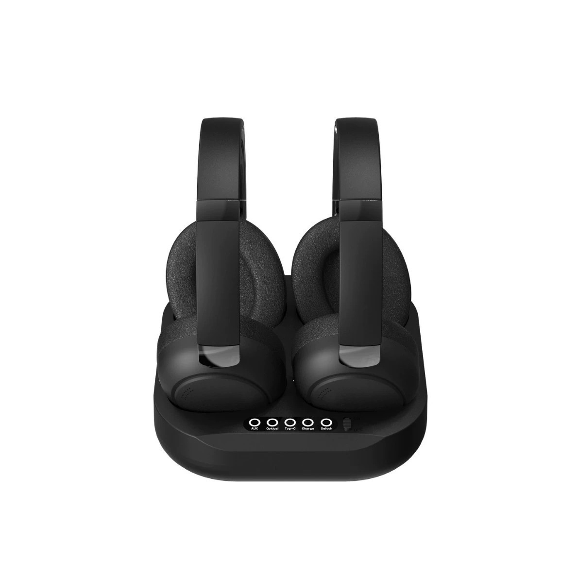 Беспроводная двухрежимная телевизионная гарнитура Bluetooth 2.4G с низкой задержкой 27 мс. Решение Juli. Новая модель для частных пользователей.