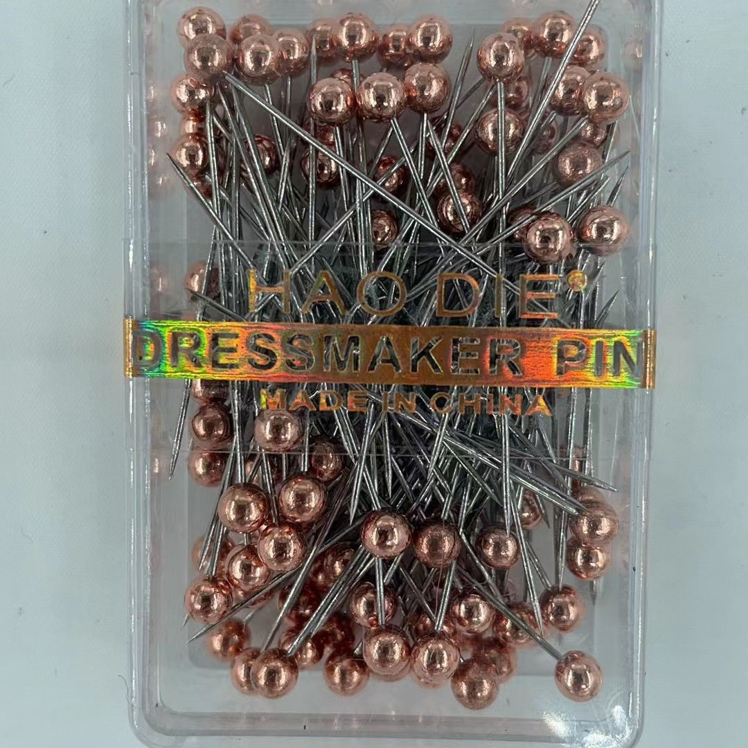 Posicionamiento de metal aguja nacarada al por mayor accesorios de herramientas de bricolaje posicionamiento de ropa aguja nacarada de cuatro colores de metal 100 cajas