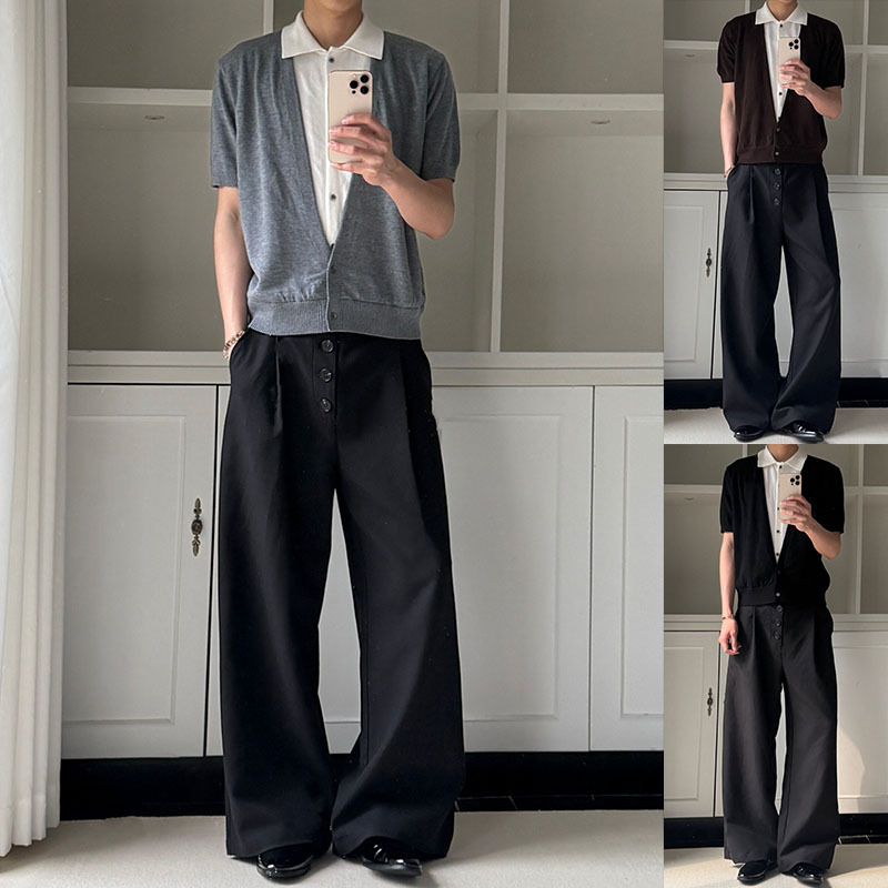 Camisas de polo de manga corta de estilo antiguo, camisetas de punto masculinas falsas de dos piezas, camisetas de hielo, camisetas de verano, fábrica transfronteriza al por mayor
