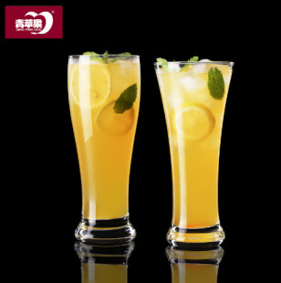 [Factory straight hair] brewed beer cup beer cup without handle glass Bilson Cup logo