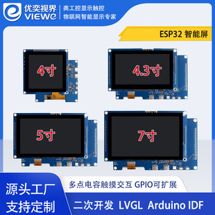 ESP32-S3�_�l�厧��Ļ1.9/4/4.3/5/7���@ʾ��ݴ����|�������{��