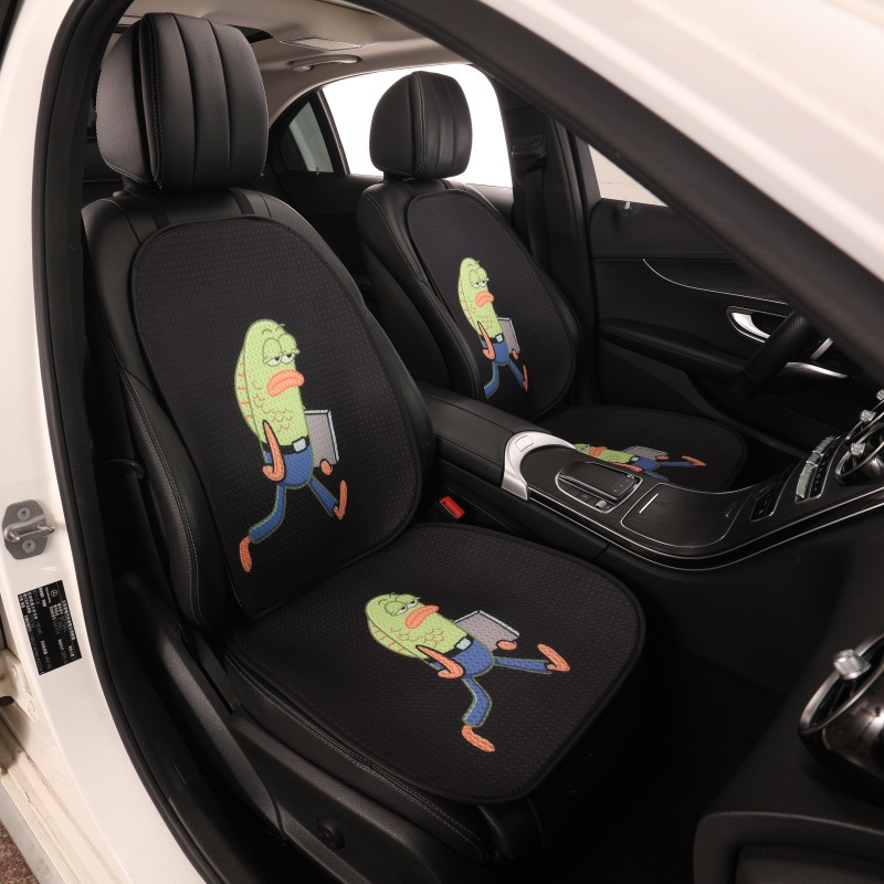 Spongebob Cartoon Car Seat Cushion, Summer All-Season Universal Ventilated and Breathable Seat Cushion, Personalized Summer Seat Cushion