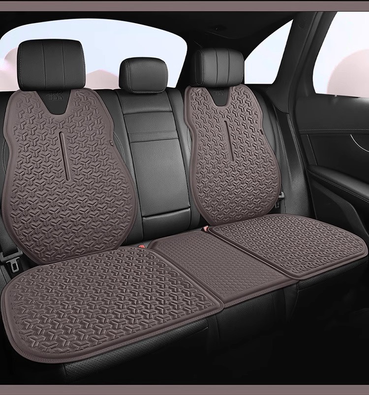 Summer Car Seat Cushion Universal Cooling Pad Honeycomb Breathable Ventilated Seat Back Non-Slip Jelly Cold Gel Single Pad