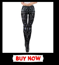 Gothic Ouija Printed Leggings Goat Horn Workout Pants Women Elastic Hexagram Trousers Black Bottoms Female workout leggings