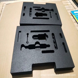厂家定制黑色工具箱EVA内衬 精密模切五金工具 防震缓冲定位托