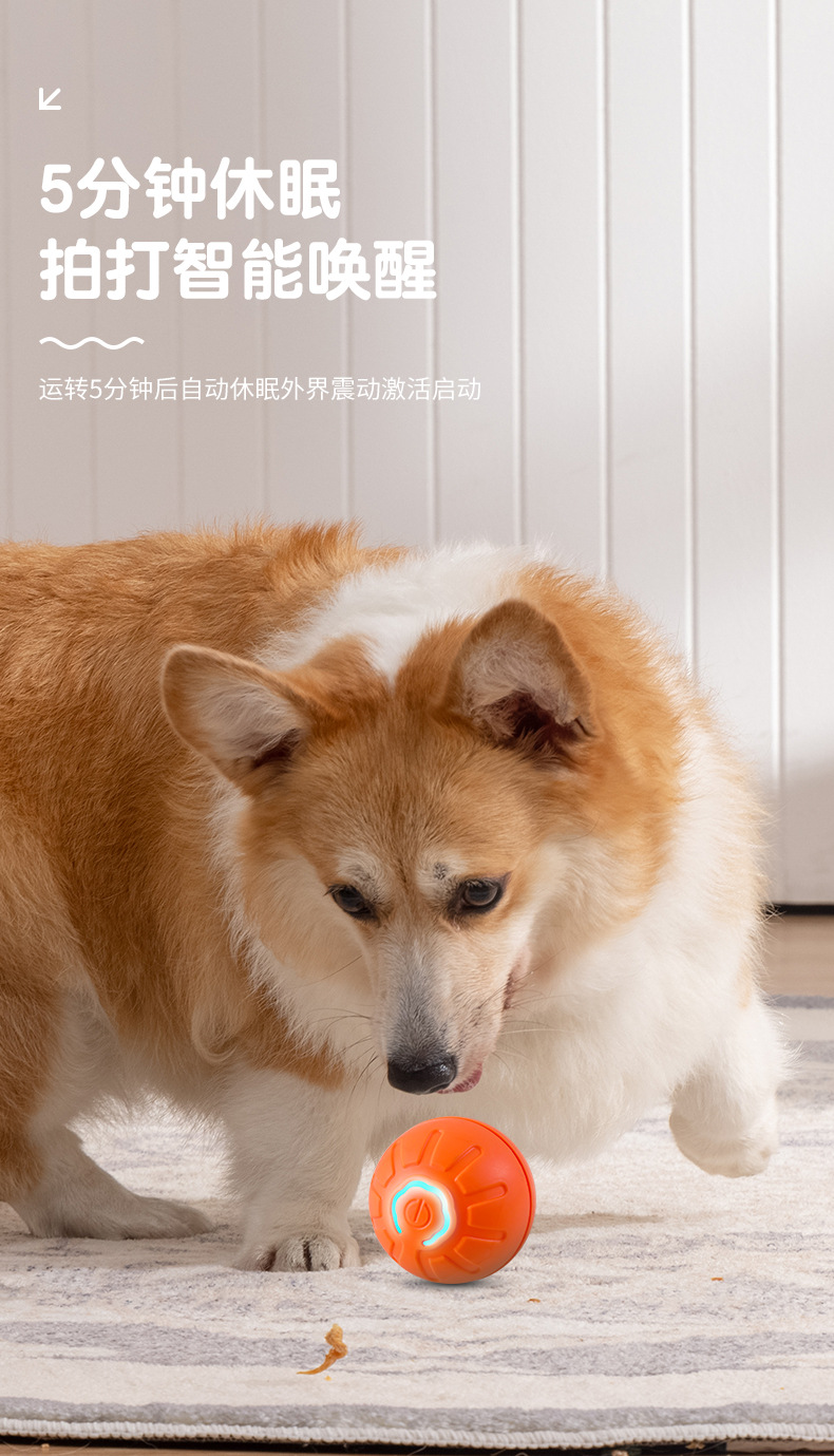 Title 5, Cat Interactive Bouncing Ball Smart Cat Toys US...