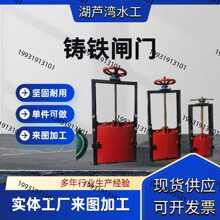 钢制闸门螺杆启闭机渠道铸铁镶铜圆方双向止水明暗杆不锈钢闸门❇