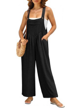 V 14149 Women's Solid Loose Jumpsuit Ůʿ����� ŷ���羳