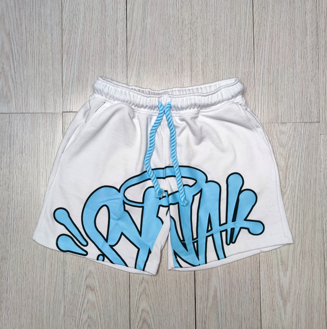 高品質SYnaWorldヒップホップフォームプリント半袖カジュアルルーズTシャツハイストリートショーツSyna Word